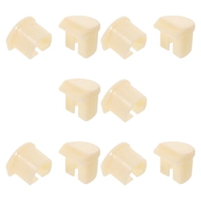 Alasum 10Pcs White Handrail End Caps for Bed Railings Enhanced Collision Protection and Easy Maintenance