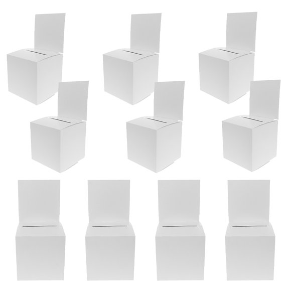 Alasum 10pcs Contest Voting Box for Annual Meeting Events with Storage Function