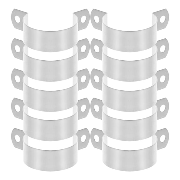 Alasum 10pcs Grounding Rod Clamp Rigid Pipe Strap 304 Stainless Steel For Construction Projects