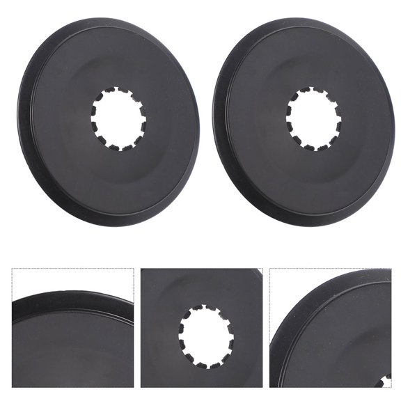 Alasum 12Pcs Rear Brake Disc Guard Bike Freewheel Spoke Protector Black Durable Cycling Accessory