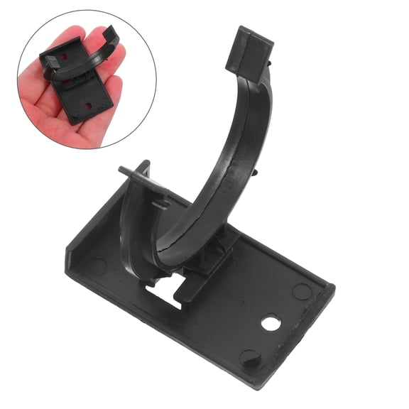 Alasum 12Sets Black Plastic Kitchen Plinth Clips for Cabinet Toe Kick Fixing Easy Installation and Durable Use