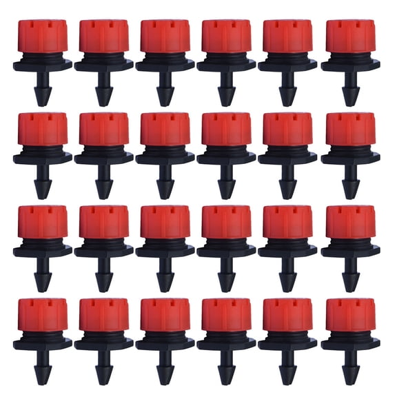 Alasum 150Pcs Garden Hose Drip Irrigation Emitters Adjustable Flow for Plant Watering