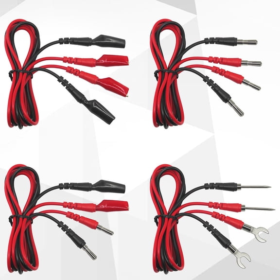Alasum 18-Piece Multimeter Test Set with Insulated Cables, 10 x 1.8 x 1 cm for Accurate Electrical Testing