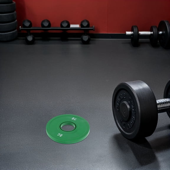 Alasum 1Kg Barbell Plates Rubber Coated for Quiet Workouts and Comfortable Grip in Home Gym Use