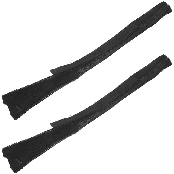 Alasum 1 Pair Black Car Door Swing Straps with Zipper for Secure Fit and Easy Installation