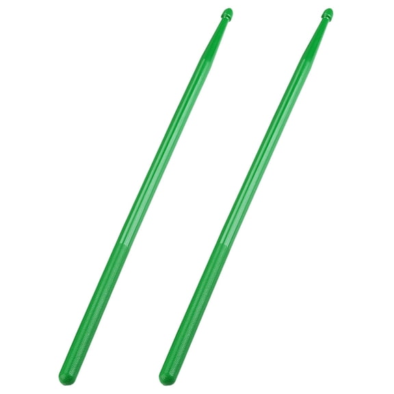 Alasum Professional Band Drum Sticks Green Nylon for Stage Performance 1Pair