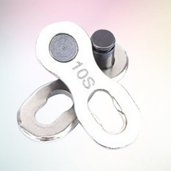 Alasum 1Pair Plated Silver Bike Chain Joint Durable Connector Accessory for 10 Speed Bicycle