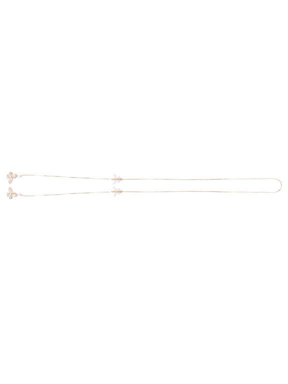 Golden Copper Anti-Drop Chain for Headset Use Fashionable Neck Accessory