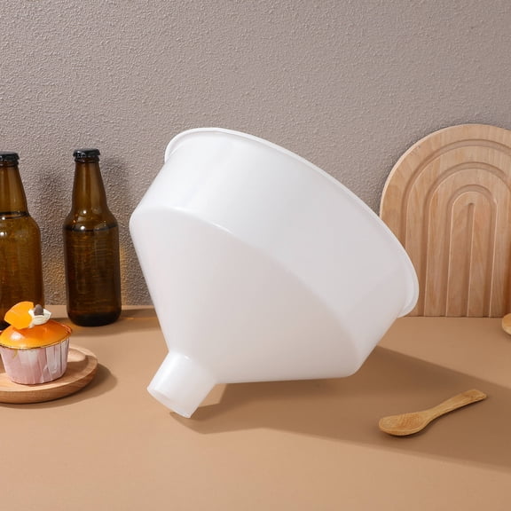 Alasum 1Pc Multi Purpose Plastic Funnel for Household Liquid Transfer Suitable for Oil Wine and Beer