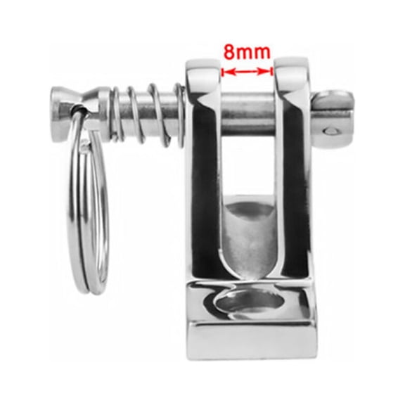 Alasum 1Pc Stainless Steel Boat Canopy Fitting Plated Silver Awning Accessory with Polished Head