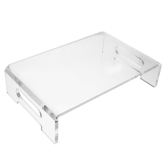 WEUVEB 1Pc Portable Acrylic Monitor Holder Elevated Stand for Home Use