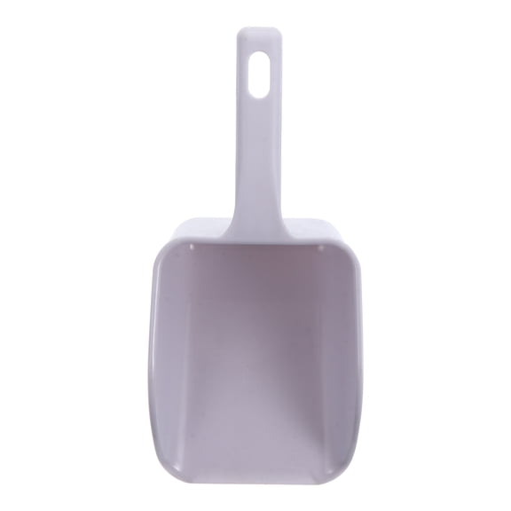 Alasum 1Pc White Kitchen Flour Shovel Lightweight Baking Scoop with Polished Handle for Easy Serving