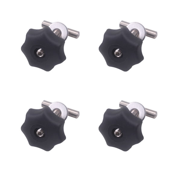 Alasum 1Set Black Stainless Steel T-Track Bolts for Car Rail Fixtures Durable and Easy to Install