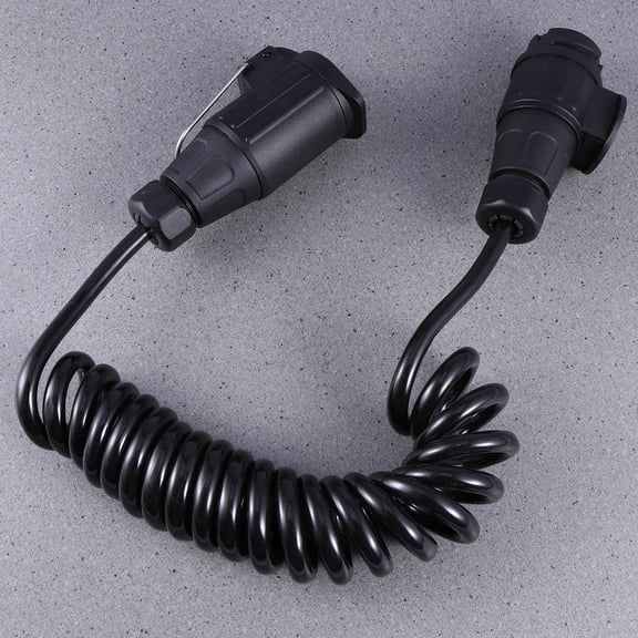 Alasum 1Set Copper Trailer Connector with Shock-Resistant Function 2M Long