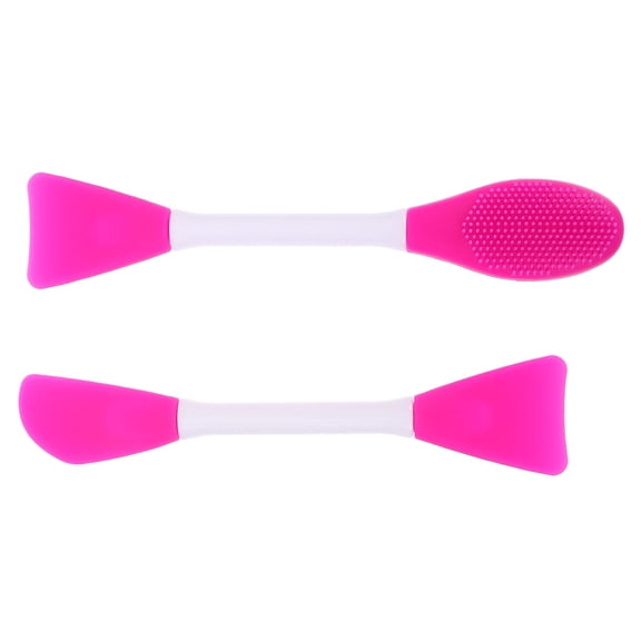 Alasum 1Set Double Head Cosmetic Silicone Brush for Face Mask Application and Skin Care