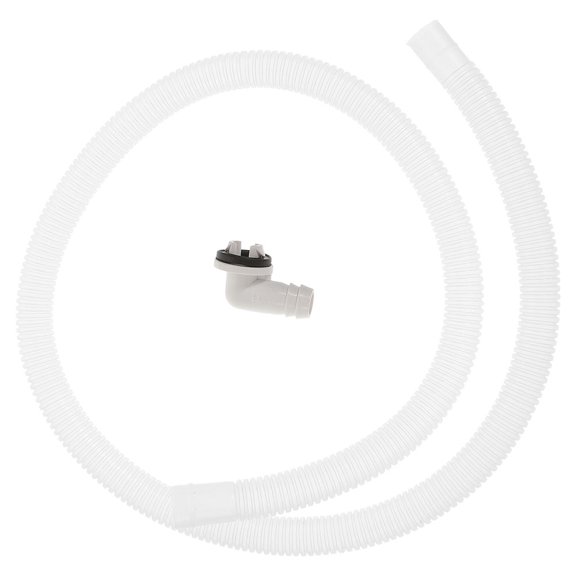 Alasum 1Set Drain Hose for Window Unit Flexible Plastic Tubing with Elbow Connector All Purpose