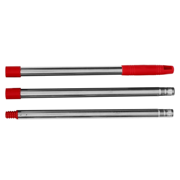 Alasum 1Set Durable Stainless Steel Mop Pole Replacement with Comfortable Grip for Household Use