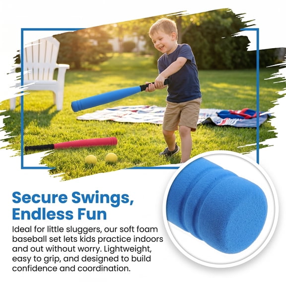 Alasum 1Set Lightweight Baseball Bat for Backyard and Park Outdoor Entertainment