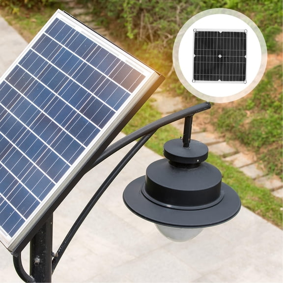 Alasum Outdoor Solar Panel Set with Build and Portable Design for Camping, Travel, and Outdoor Activities