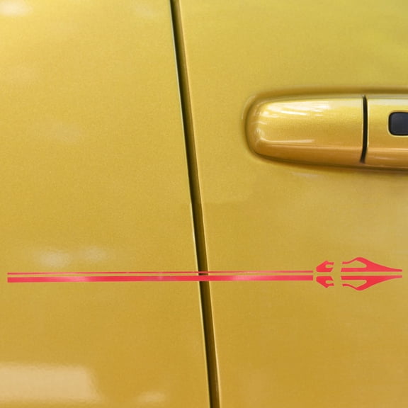 Alasum Red Auto Pinstriping Tape 1 Set Self-Adhesive Car Side Body Stripe Decal for Vehicle and Home Decoration