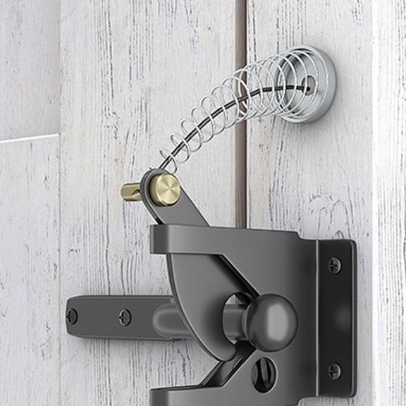 Alasum 1Set Stainless Steel Gate Latch Pull Cable for Metal and Wooden Fences Rust Resistant