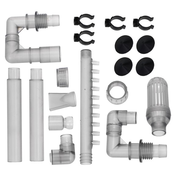 Alasum 1Set Wave Maker for Aquarium Grey Plastic Fish Tank Inflow Outflow Tube