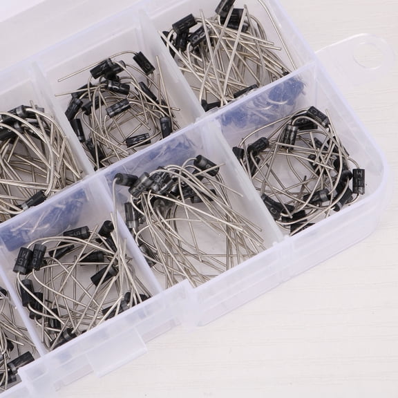 Alasum 200Pcs 1n4001 Diode Kit for Electrical Experiment and Transistor Testing