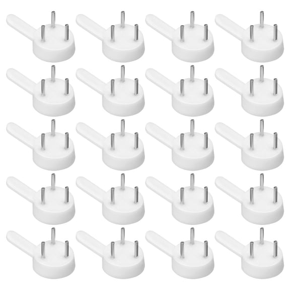 Alasum 200Pcs Invisible White Picture Frame Hangers Non Damage Wall Hooks Heavy Duty for Car Use
