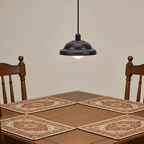 Alasum 20Pcs Black Vintage Style Ceiling Light Canopy Plate with Wire Concealment
