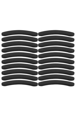 20-Pack Black Ski Boot Padding Foam Pads with Self-Adhesive Ankle Protector Cushion for Comfortable Fit