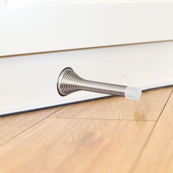Alasum 20Pcs White Plastic Door Stopper End Caps for Universal Fit and Wall Damage Prevention