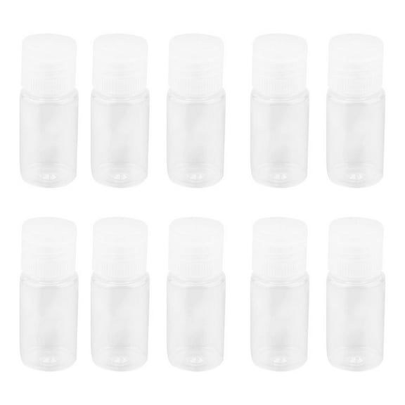 Alasum 24Pcs Clear Travel Makeup Bottles Easy Dispensing Refillable Cosmetic Containers
