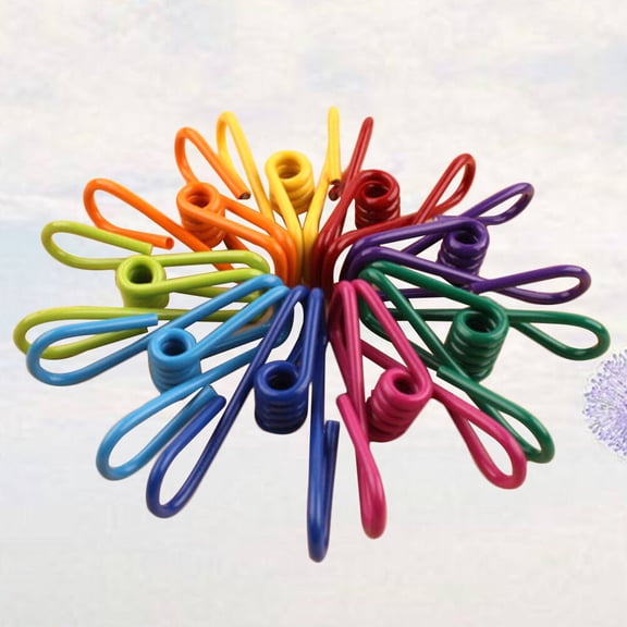 Alasum 24Pcs Heavy Duty Metal Food Clips Multi-Purpose Use for Bags Clothes and Papers