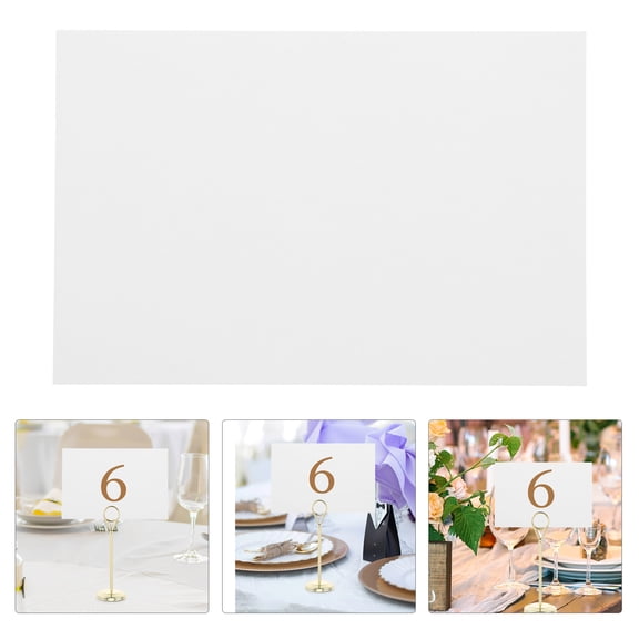 Alasum 25-Pack White Cardstock Paper for Crafts, Wedding Invitations, Restaurant Menus, and Conference Use