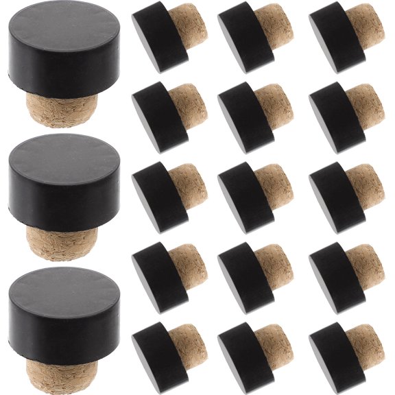 Alasum 25pcs Spill Proof Bottle Topper Cork for Bottles Multi Home Use