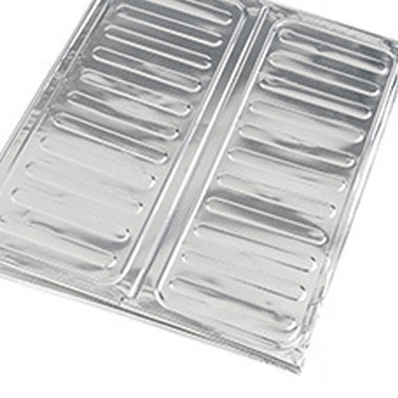 Alasum Stove Shield Plated Silver Aluminum Foil Heat Resistant Foldable 2Pcs