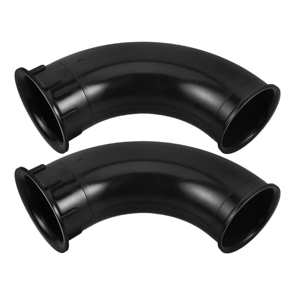 Alasum 2Pcs Black Speaker Port Tube for Car Subwoofer with Durable Plastic Bass Reflex Design