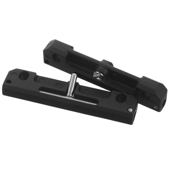 Alasum 2-Pack Black Zinc Alloy Spring Loaded Gate Latch with Rounded for and Secure Locking