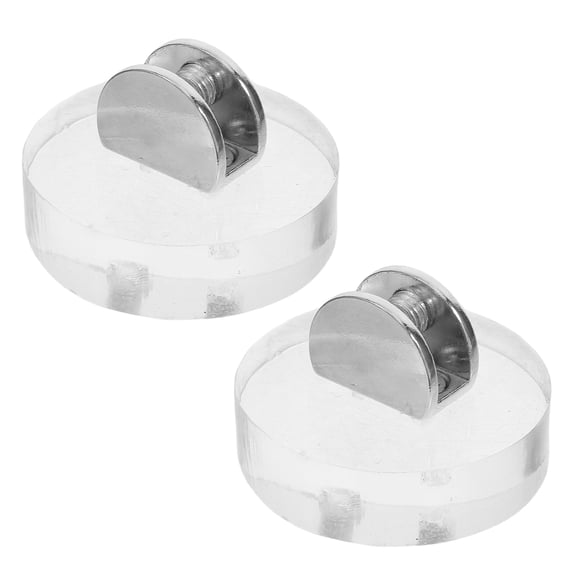 Alasum Transparent Acrylic Plaque Stand Antislip Surface for Collectibles 2Pcs