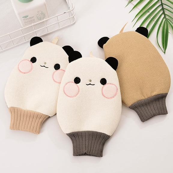 Alasum 2Pcs Exfoliating Gloves for Body Assorted Colors Safe Material for Healthy Smooth Skin