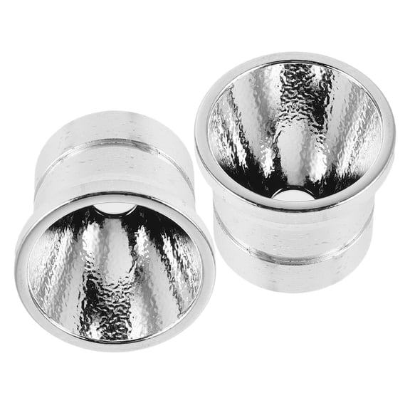 Alasum 2Pcs Flashlight Reflector Cup Replacement Made from Lightweight Aluminum Alloy for Reliable Use