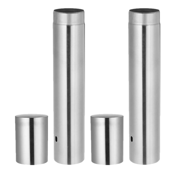Alasum 2Pcs Metal Certificate Holder Tubes for Document Protection with Portable Cylindrical Design