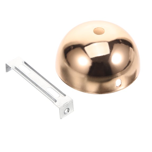 Alasum 2Pcs Metal Pendant Light Ceiling Canopy Cover in Brushed Brass with Full Installation Kit