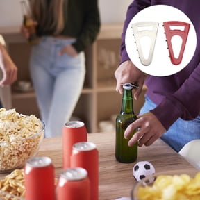 Alasum 2-Pack Compact Bottle Openers with Ergonomic Grip for Easy Bottle Cap Removal and Outdoor Activities