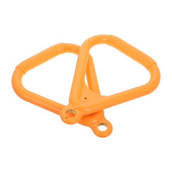 Alasum 2Pcs Multifunctional Gymnastics Training Rings in Orange for Home and Outdoor Workouts