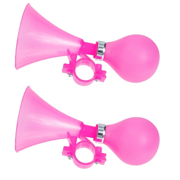 Alasum 2Pcs Pink Bike Horn Bell Durable for Mountain Bikes and Outdoor Riding Use