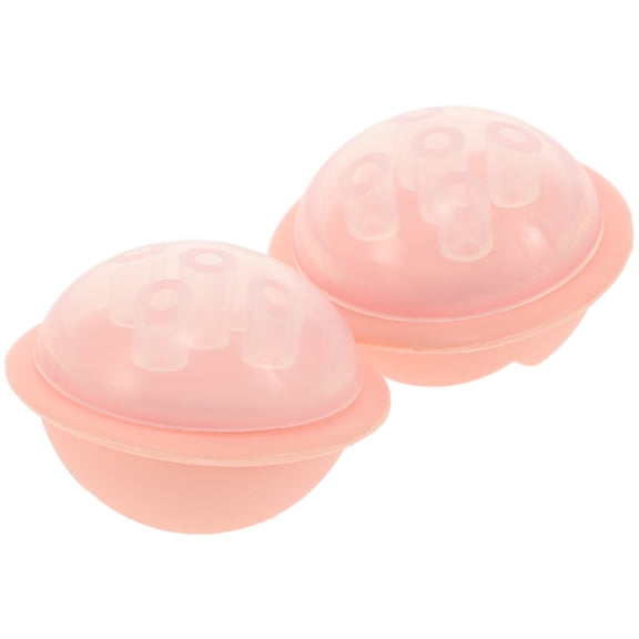 Alasum Pink Spherical Corner Protectors Durable Rubber PP for Home Furniture 2Pcs