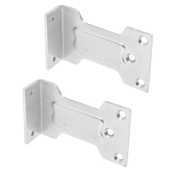 Alasum 2Pcs Plated Silver Door Closer Parallel Board Iron Durable Accessories for Smooth Operation