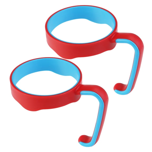 Alasum 2Pcs Easy Install Red Tumbler Handles for 20Oz Cups with Stable Performance
