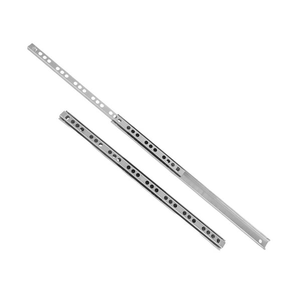 Alasum 2Pcs Replacement Drawer Slides Plated Silver with Strong Bearing Capacity for Home Use
